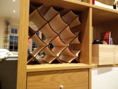 IKEA KALLAX için Şaraplık DXF Dosyası