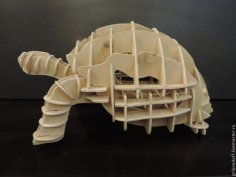 Kaplumbağa 3D Puzzle Ücretsiz Vektör