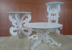 Dekoratif Masalar 3D Puzzle Ücretsiz Vektör