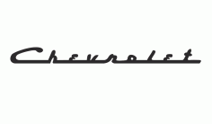 Chevrolet Klasik Logo Ücretsiz Vektör