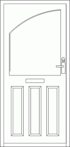 Ahşap Kapı DWG Dosyası