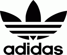 Adidas Logosu cdr Ücretsiz Vektör