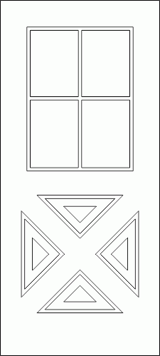 Modern Kapı DWG Dosyası