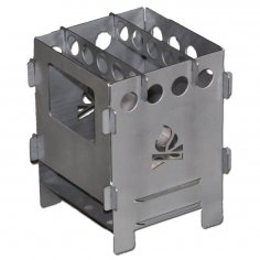 Katlanır Ocak Bush Sobası 1mm DXF Dosyası