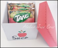 Juce Meyve Suyu Kutusu 10x10x9 DXF Dosyası