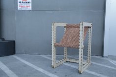 Modern Sandalye Lazer Kesim CNC Planı Ücretsiz Vektör