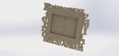 Çerçeve Lazer Kesim DXF Dosyası