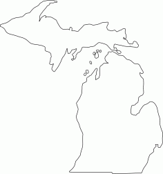 Michigan Anahat DXF Dosyası