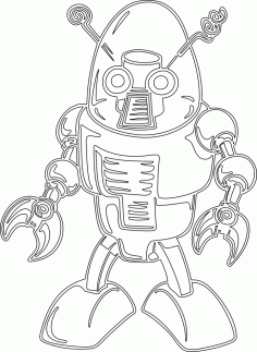 Havalı Robot DXF Dosyası
