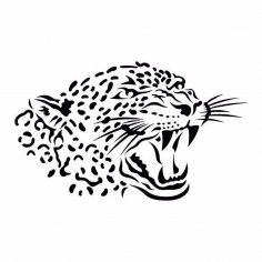 Leopar Şablonu Ücretsiz Vektör
