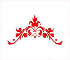 Çin Tarzı Geleneksel Desen DXF Dosyası