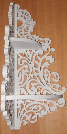 Köşe Rafı Dekupaj Testere Deseni CNC Planları PDF Dosyası