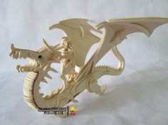 Ejderha Binicisi L 3 Mm DXF Dosyası