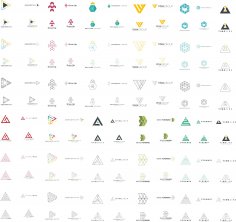 Geometrik Logo Tasarımı Ücretsiz Vektör