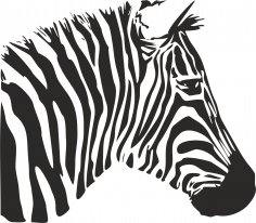 Zebra Şablonu Ücretsiz Vektör