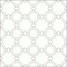 Basit İslami Desen DWG Dosyası