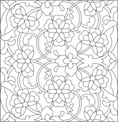İslami Desen DWG Dosyası