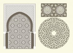 ScrollWork Portal Tasarımı DXF Dosyası