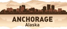 Anchorage Silüeti Ücretsiz Vektör