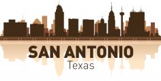 San Antonio Silüeti Ücretsiz Vektör