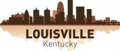 Louisville Silüeti Ücretsiz Vektör