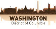 Washington Silüeti Ücretsiz Vektör