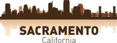 Sacramento Silüeti Ücretsiz Vektör