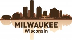 Milwaukee Silüeti Ücretsiz Vektör
