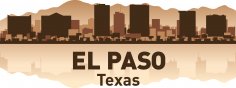 El Paso Silüeti Ücretsiz Vektör