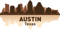 Austin Silüeti Ücretsiz Vektör