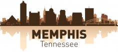 Memphis Silüeti Ücretsiz Vektör