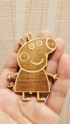 Peppa Pig Dxf Smanettone Cnc DXF Dosyası