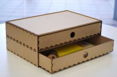 Lazer Kesim Kutu DXF Dosyası Planları
