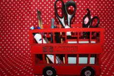Londra Otobüsü 3mm DXF Dosyası