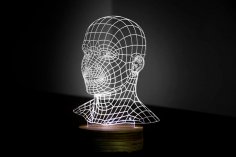 3D Gece Lambası Ücretsiz Vektör