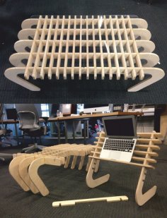 Modern Masa CNC Router Lazer Kesim DXF Dosyası