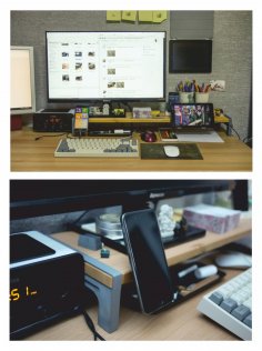 Lazer Kesim Monitör Standı DXF Dosyası