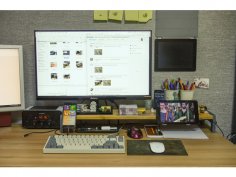 Monitör standı Lazer Kesim Ücretsiz Vektör