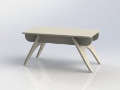 Bahçe Masası CNC Router Lazer Planları DXF Dosyası