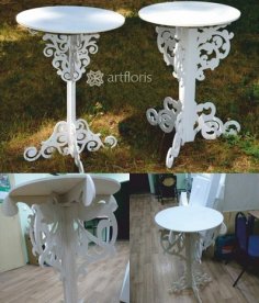 Dekoratif Masa DXF Dosyası