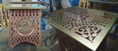 Dekoratif Masa CNC Router Lazer Plazma Planları Ücretsiz Vektör