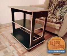 Lazer Kesim Okuma Masası Ücretsiz Vektör
