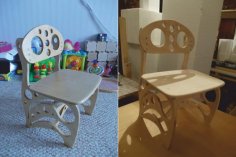 Bebek Sandalyesi Lazer Kesim CNC Router Planları Ücretsiz Vektör