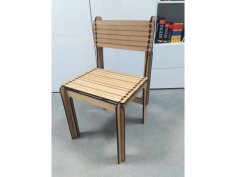 Açık Kaynak Lazer Kesim Sandalye DXF Dosyası