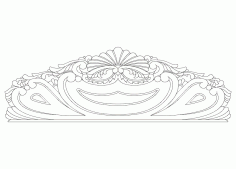 Ahşap Yatak Başı Tasarımı CNC Router Ücretsiz Vektör