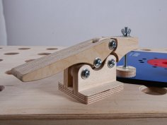 Lazer Kesim Geçme Kilit DXF Dosyası