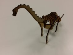 Brakiyozor Lazer Kesim 3D Puzzle DXF Dosyası