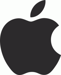 Apple Logosu Ücretsiz Vektör