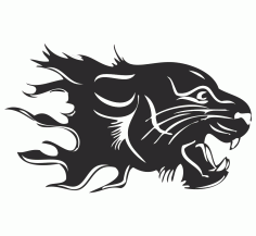 Panter Etiketi Ücretsiz Vektör