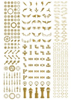 Steampunk Dekor Ücretsiz Vektör